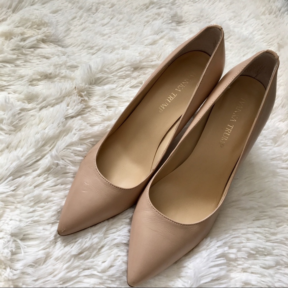IVANKA TRUMP NUDE HEELS